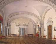 Hau Edward Petrovich Interiors of the Winter Palace. The Second Reserved Apartment. Room 1 - Hermitage